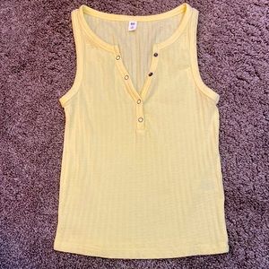 Nordstrom BP Yellow Tank S Never worn